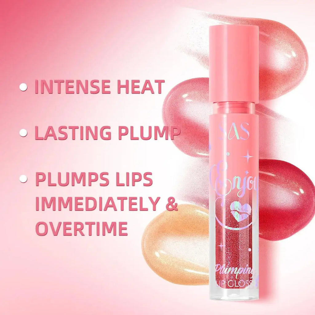 Pearlescent Plumping Lip Gloss – Glittery, Waterproof & Hydrating