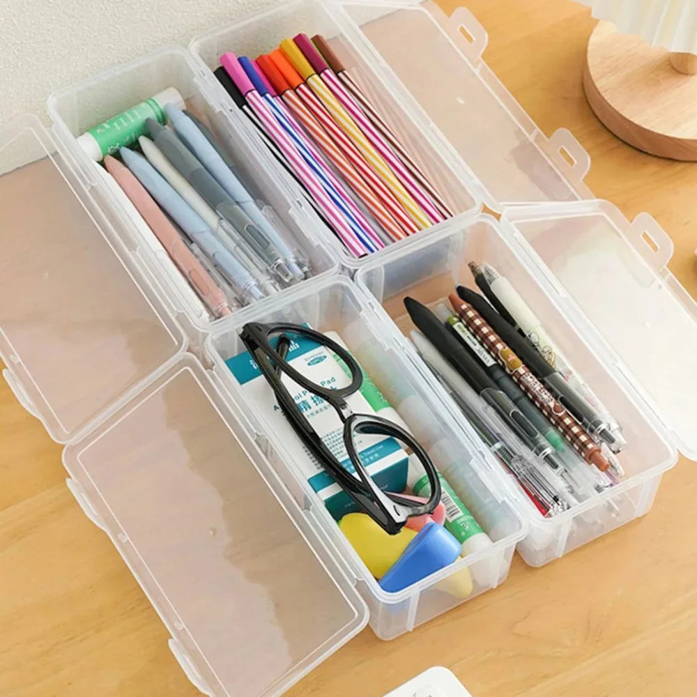 The white plastic storage box is tightly sealed, lightweight and durable, and is a multifunctional home storage tool. Oasis Select