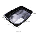 Car Shoes Storage Tray Interior Multifunctional Durable Accessory Tidying Vehicle Organizer Under Seat Container Box Oasis Select black