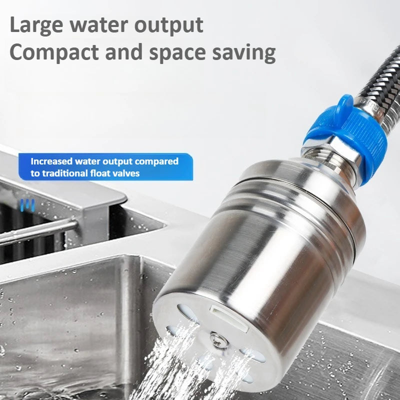 304 Stainless Steel Float Ball Valve Water Level Control 1/2 "3/4" Miniature Fully Automatic Water Level Control Valve Oasis Select