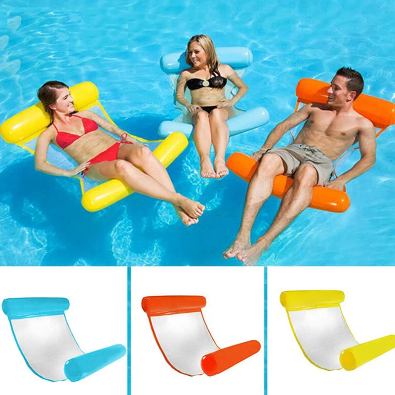 Pool Float Hammock Net Cover | Nylon Mesh Swimming Lounger