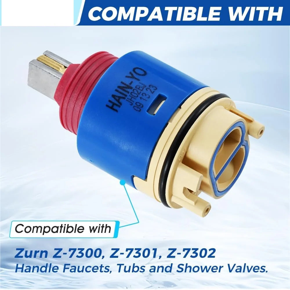 RK7300-CART-3P Shower Pressure Balance Valve Cartridge for Zurn Z-7300,Handle Faucets,tub and Shower Valves W/Anti-leak Tape Oasis Select Default Title