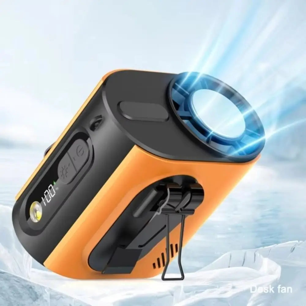 Brushless Motor Waist Cooling Fan Hands-Free Fast Speed Waist-mounted Fan Bladeless Design Portable Clip Portable Waist Fan Oasis Select