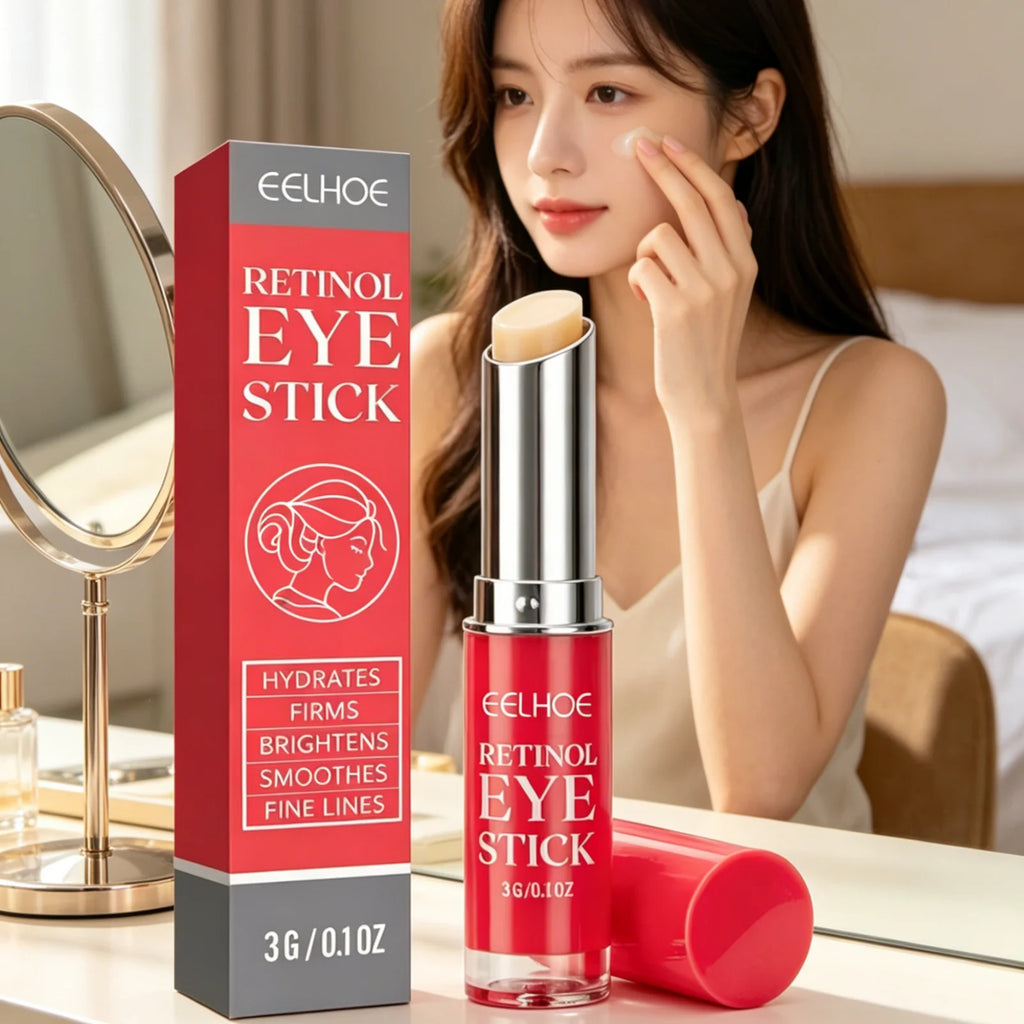 EELHOE Retinol Eye Stick Prevents Dry Skin Smooth Revitalizes Hydrates Eyes Deeply Nourishing Gentle Dark Circle Corrector Stick Oasis Select
