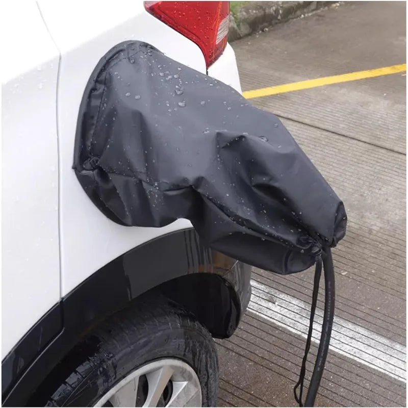 Charging Gun Protective Sleeve Durable Charger Port Rain Cover Oxford Cloth Dustproof Waterproof Cover Protector for Outdoor Use Oasis Select