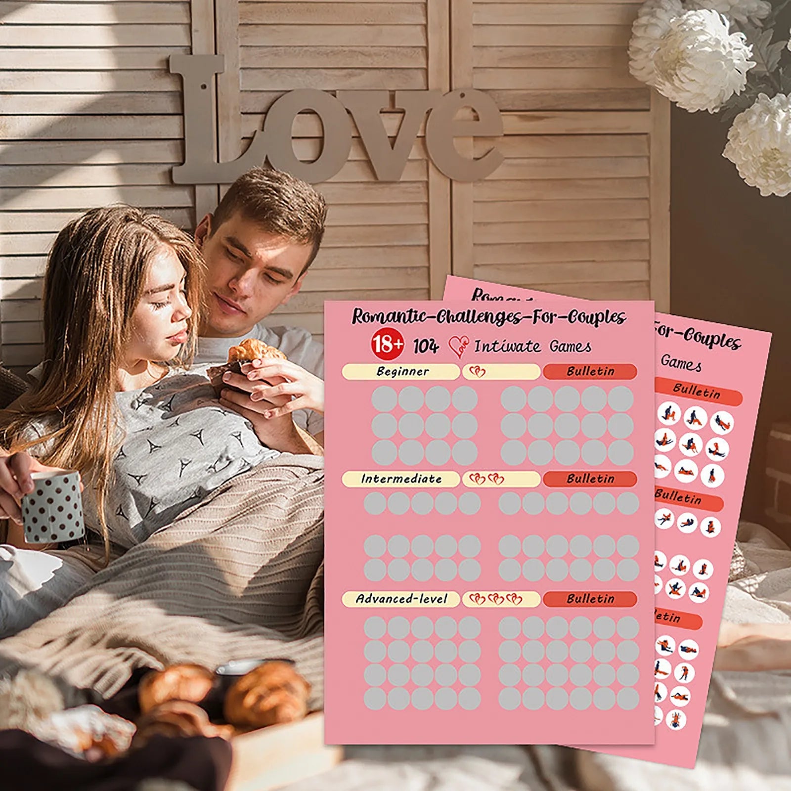 100 Dates Scratch Off Poster – Couples Date Night & Valentine Gift Scratch Off Poster Oasis Select