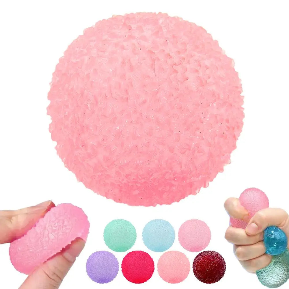 Squishy Ice Ball Fidget Toy – Soft Stress Relief Sensory Squeeze