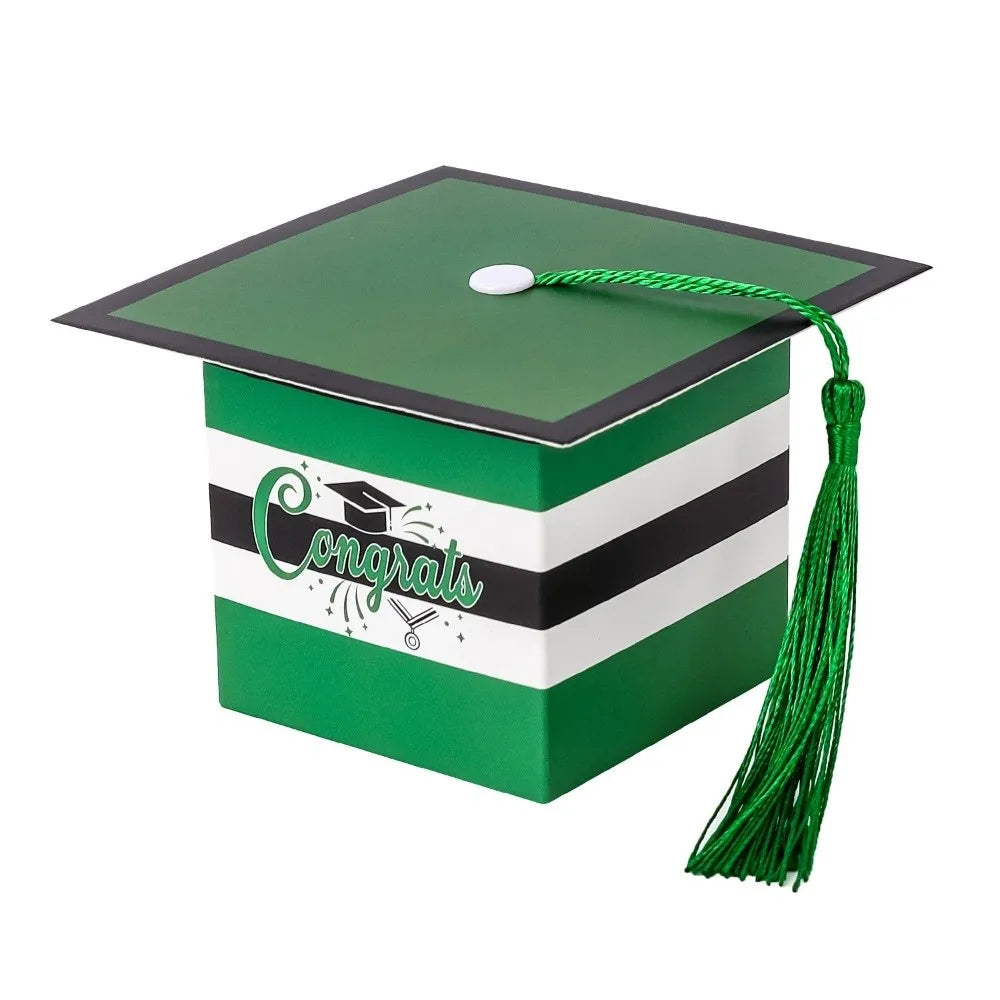 12-Pack Doctoral Hat Graduation Candy Boxes | DIY Party Favors
