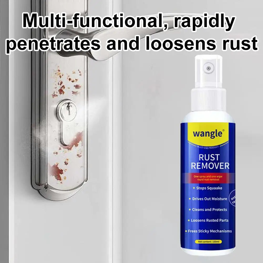Powerful Rust Remover Spray Fast-Acting Formula Metal Rust Rust Car Remover Cleaning Spray Anti-rust Casing Remover Oasis Select