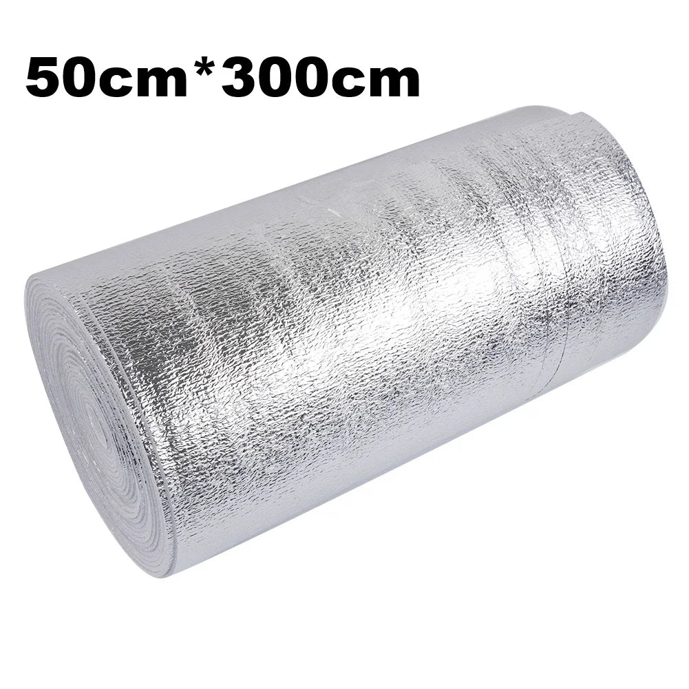 PET Aluminum Foil Radiator Reflective Thermal Insulation Film Roll Thermal Insulation Film Oasis Select 50cm-300cm