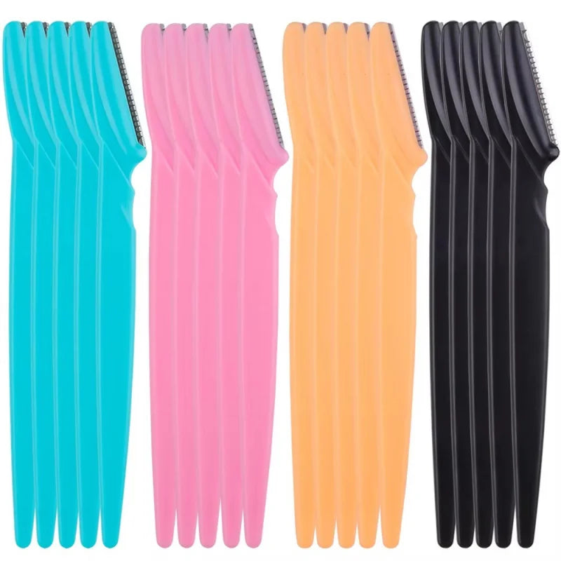 3/4/10Pcs Eyebrow Trimmer Face Blade Shaver Portable Eye Brow Epilation Hair Removal Safety Eyebrow Cutting Woman Makeup Tools Oasis Select