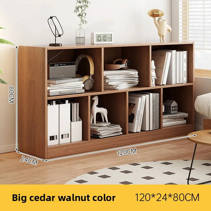 Bookcase Household Bookshelf Shelf Kindergarten School Bag Cabinet Living Room Grid Cabinet Storage Cabinet Large Capacity Oasis Select 14