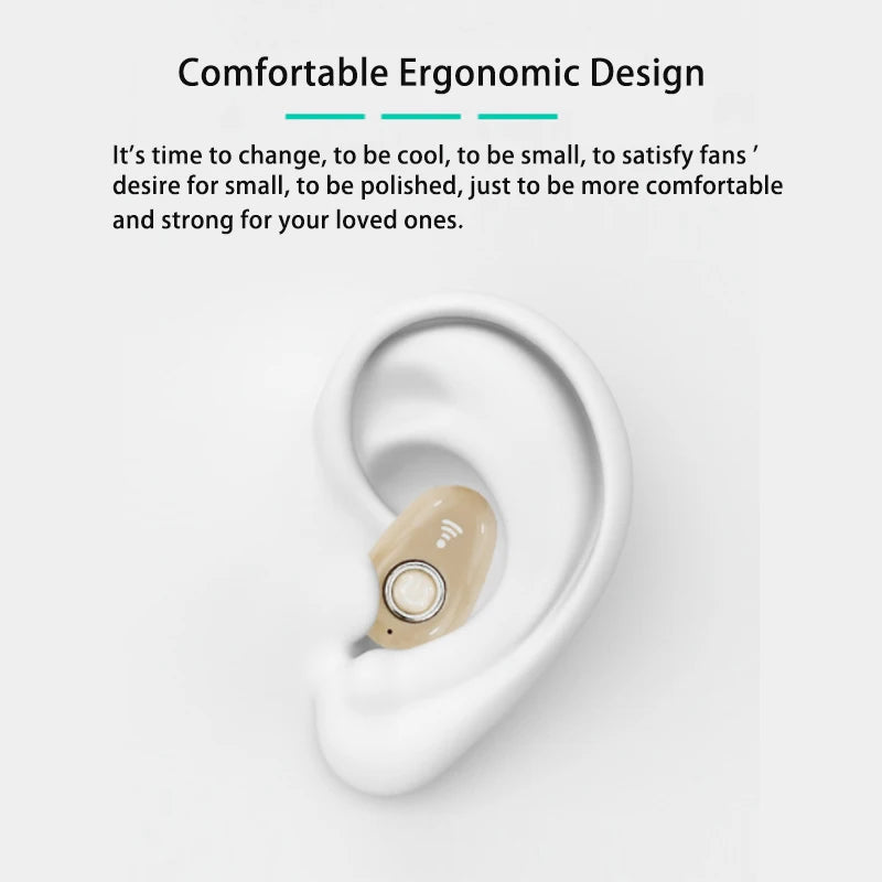Mini Invisible Ture Wireless Earphone Noise Cancelling Bluetooth Headphone Handsfree Stereo Headset TWS Earbud With Microphone Oasis Select