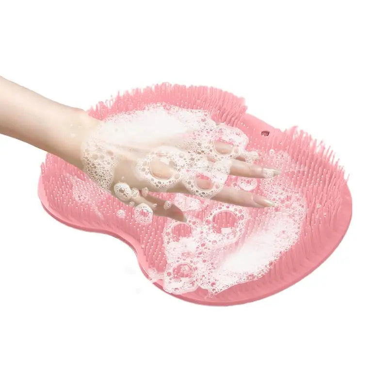 Foot Scrubber Shower Mat Bathroom Back Washer Pad Quick-Dry Shower Foot Scrubber Mat for Bathroom Bathtub Hotel Poolside Oasis Select