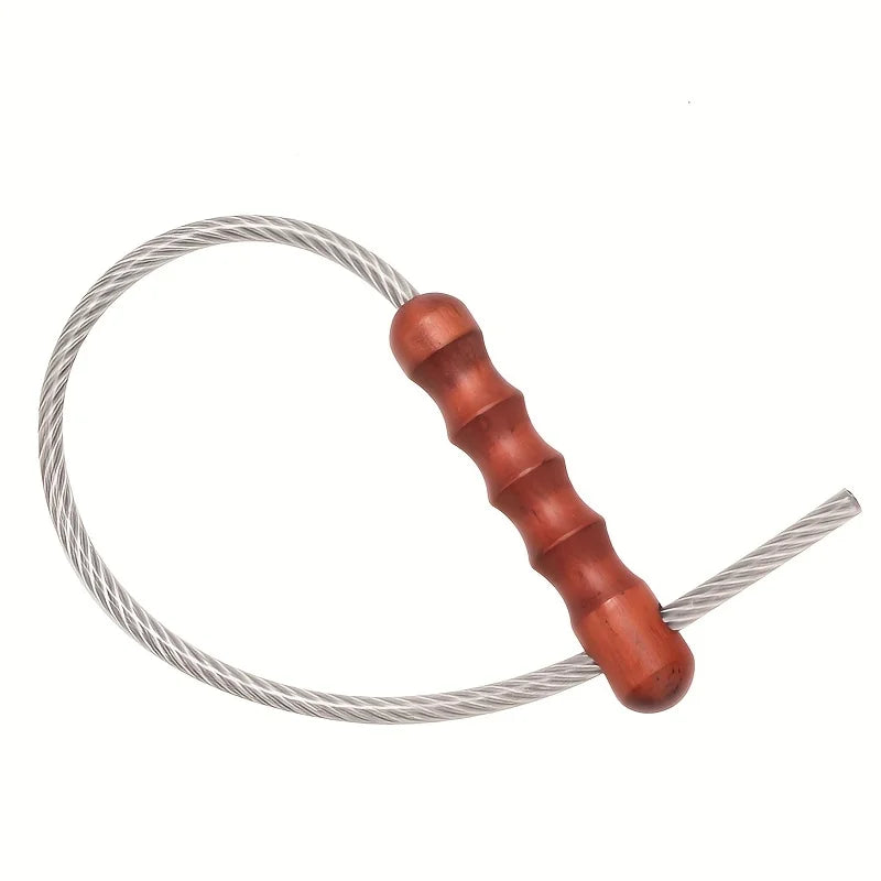 Tactical Whip Wood Handle Emergency Tool Self Defense Aluminum Anti Skid Glass Breaker Emergency Hammer Survival Kit Oasis Select