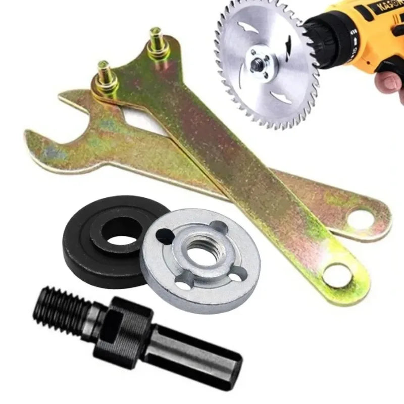 Angle Grinder Connecting Shaft Kit Extension Adapter With Flange Nut Set For Power Tool Conversion And Disc Mounting Oasis Select