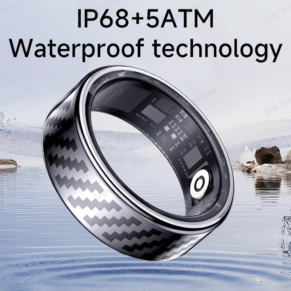 Ola Esporte Smart Ring – Heart Rate, SpO₂ & Call Alert 5ATM