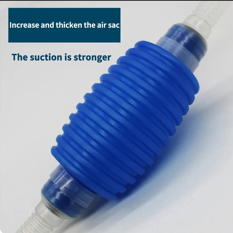 Aquarium Siphon Vacuum Cleaner Manual Gravel Cleaner Water Changer Fish Tank Syphon Pump Safe Cleaning Tool Accessories Oasis Select