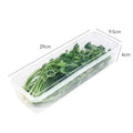 Fresh Box Refrigerator Storage Boxes Scallions Food Container with Lid Cold Crisper Sealed Kitchen Fresh Fruit Fridge Organizer Oasis Select 1pcs