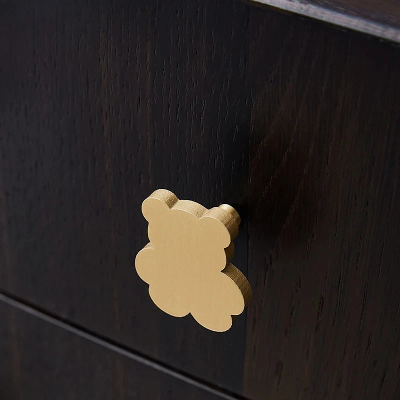 Brass Style Single Hole Gold Wardrobe Kitchen Cabinet Closet Dresser Drawer Knobs Oasis Select