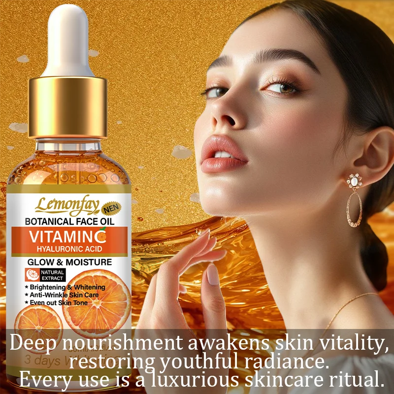 Lemonfay Vitamin C Face Oil & Hyaluronic Acid Brightening Serum