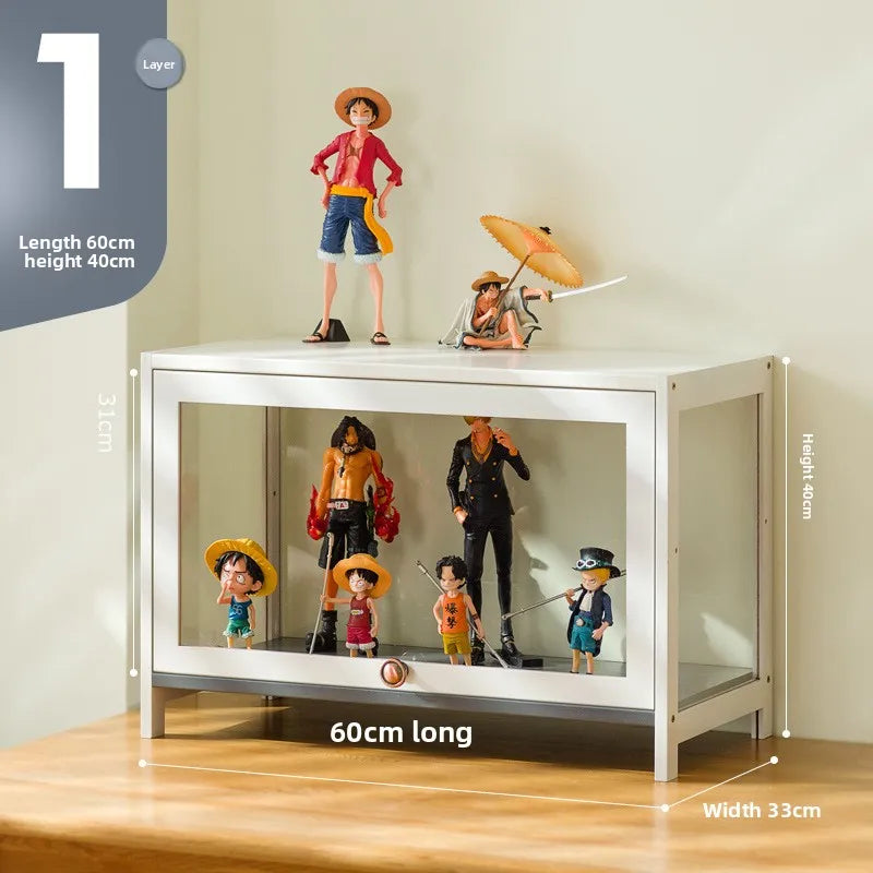 Figure display cabinet Floor-to-ceiling simple modern living room Layered shelves Household lockers Blind box display cabinet Oasis Select One door 60