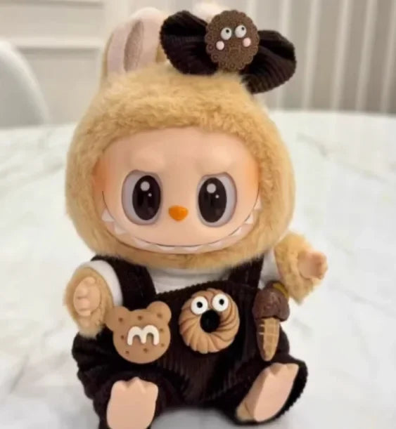 Mini Plush Doll'S Clothes Outfit Accessories For Korea Kpop Exo Labubu V1 V2 Idol Dolls Pit strip climbing suit Clothing Gift Oasis Select STYLE 11 no doll