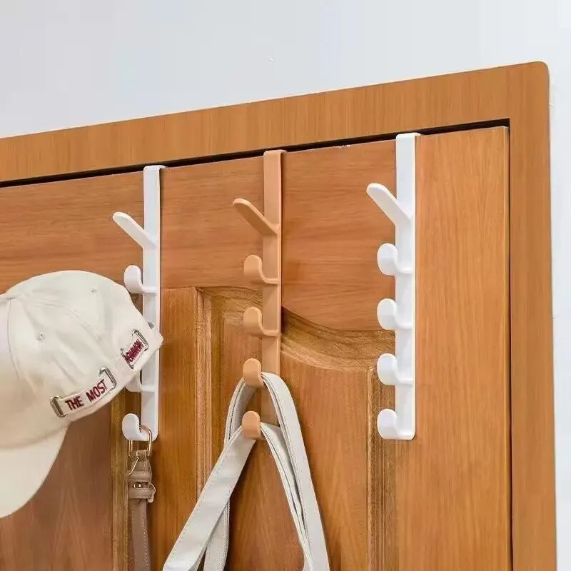 Behind the Door Coat Hook Hanger behind the Door Cabinet Wardrobe Dormitory Door Hook Storage Rack Oasis Select