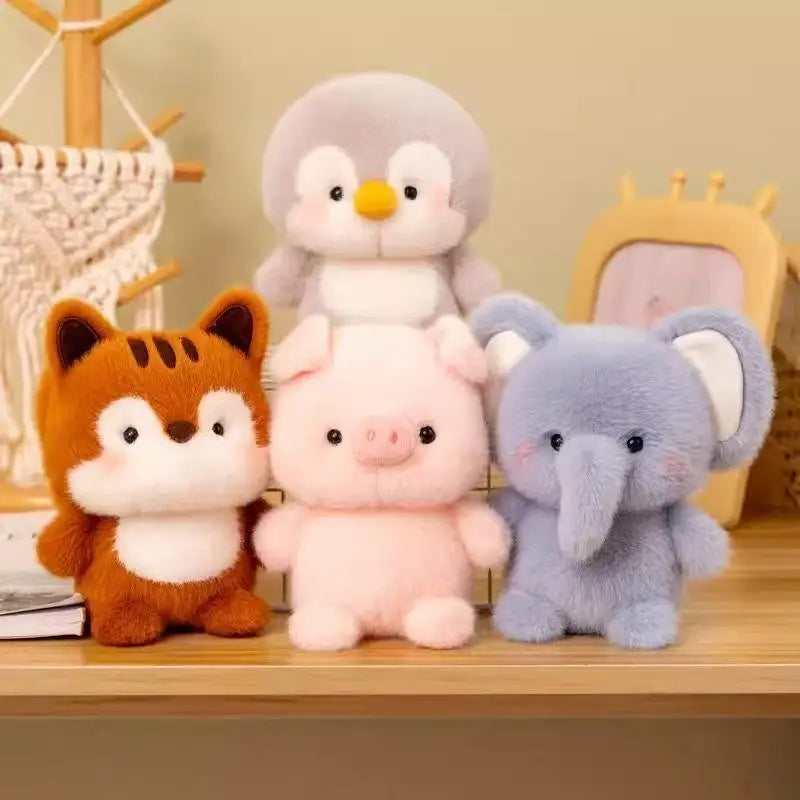 1-5PCS Desk Companion Plush Doll Cute Stuffed Animal for Table Decor Study Buddy Birthday Gift Room Ornament Kawaii Oasis Select