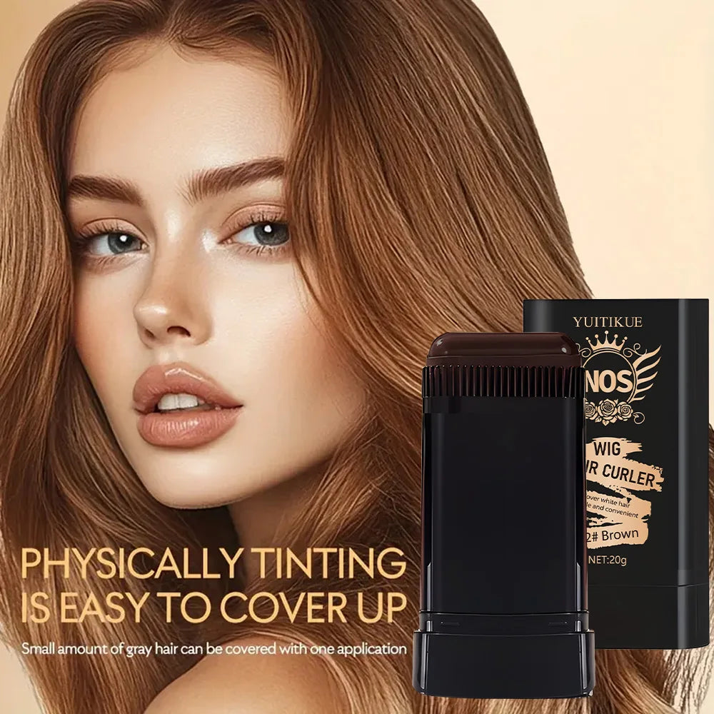 Brown Hair Dye Comb – Instant Gray Coverage Touch-Up Stick