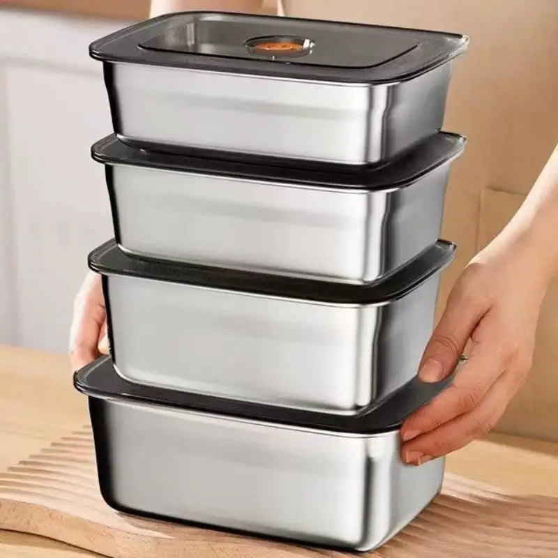 HOUKEA SUS316 Stainless Steel Airtight Bento Lunch Box