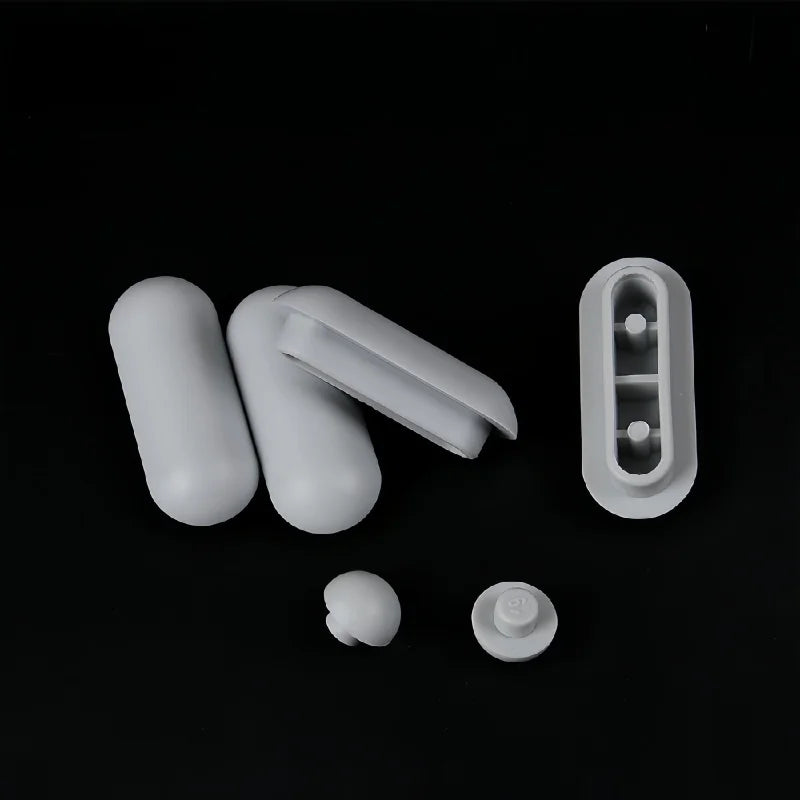 6pcs/lot Plastic Antislip Gasket Toilet Seat Cushion Pads Cover Bumper Bathroom Lifter Kits Bathroom Accessories Oasis Select