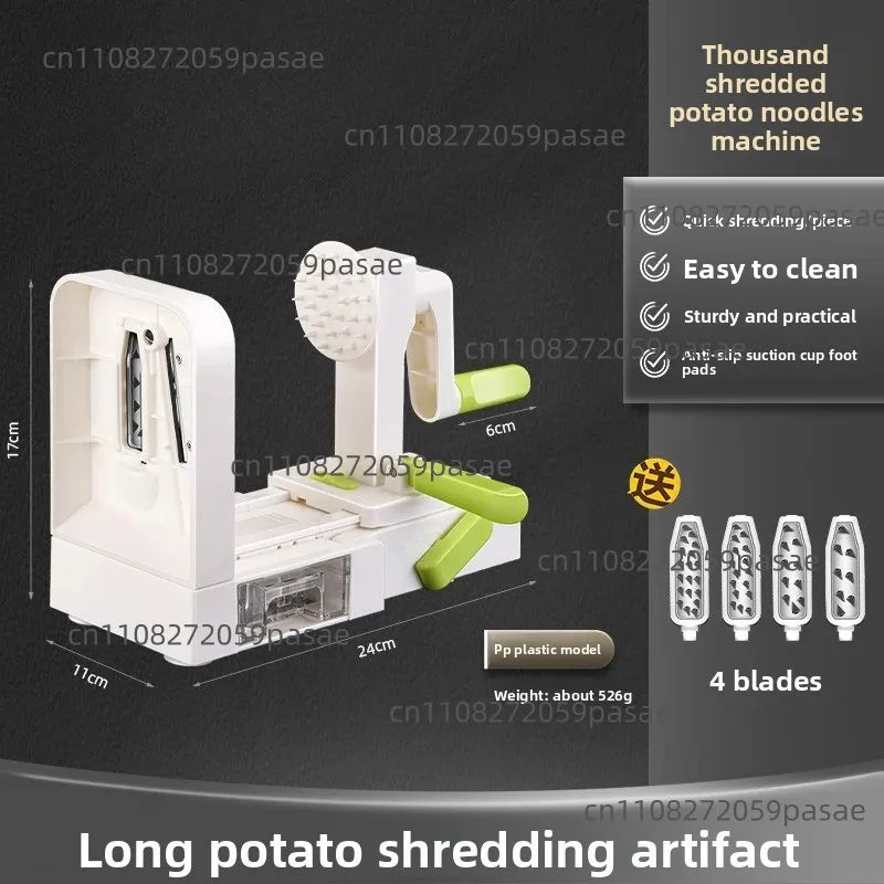 Rotating Vegetable Grater & Hand-Crank Slicer | Commercial