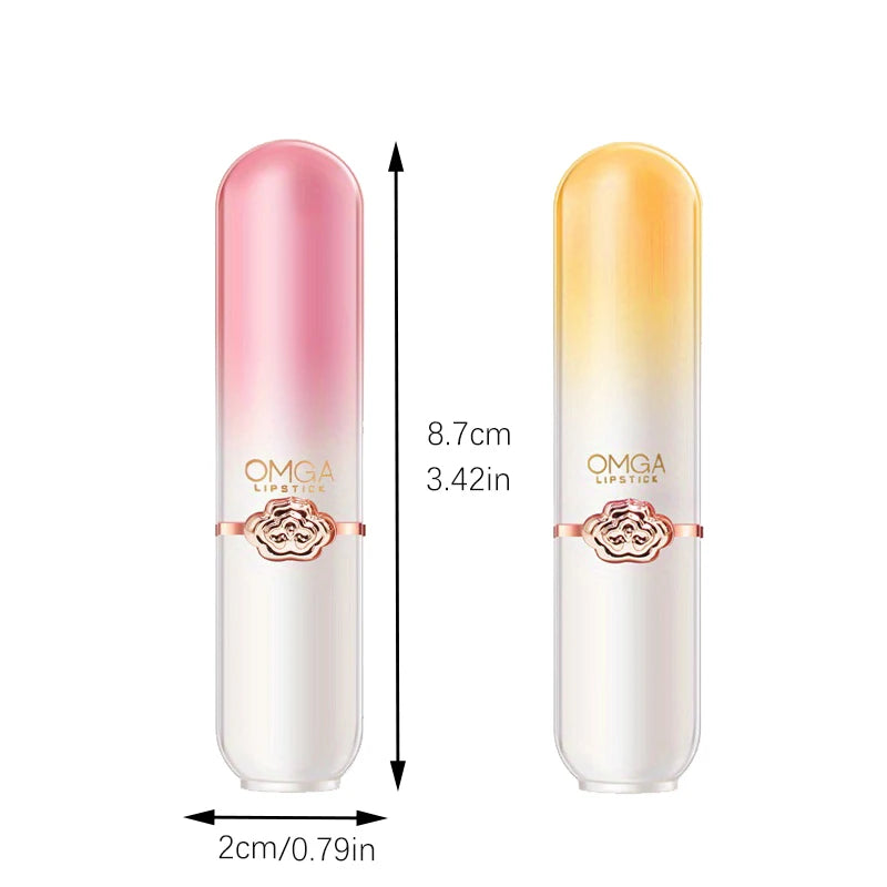 Color-Changing Lipstick Jelly Lipstick Moisturizing Waterproof Long-Lasting Moisturizing 3g Oasis Select
