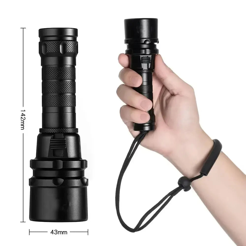 ESMARTER IP68 Diving Flashlight 1000LM – 100m Waterproof