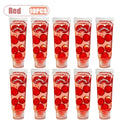 1-10PCS Toothpaste Tube Soft Gel Squishy Slow Rising Stress Relief for Adult Fidget Sensory Decompression Cute Pocket Gadget Oasis Select Red-10PCS