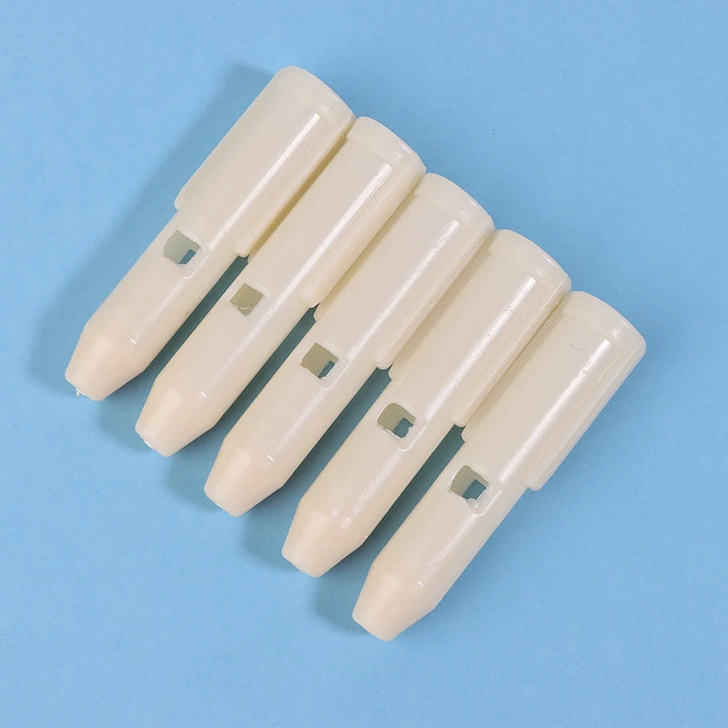 5Pcs ABS Car Gear Shift Knob For 106 107 205 206 207 306 307 308 309 405 406 407 508 605 607 For C1 C3 C4 Lever Change Knob Oasis Select White