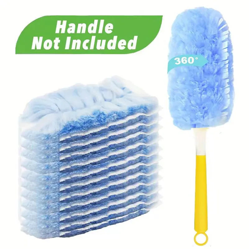 Swiffer Duster Refills 10-Pack, Compatible with Swiffer 360 Duster Handle, Unscented Feather Dusting Refills for Multisurface Cl Oasis Select 10pcs Handle