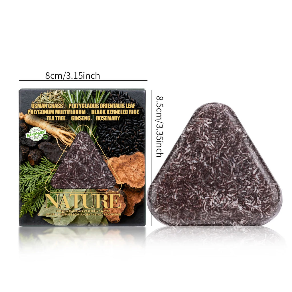 Polygonum & Usman Grass Solid Shampoo Bar – Oil Control 120g