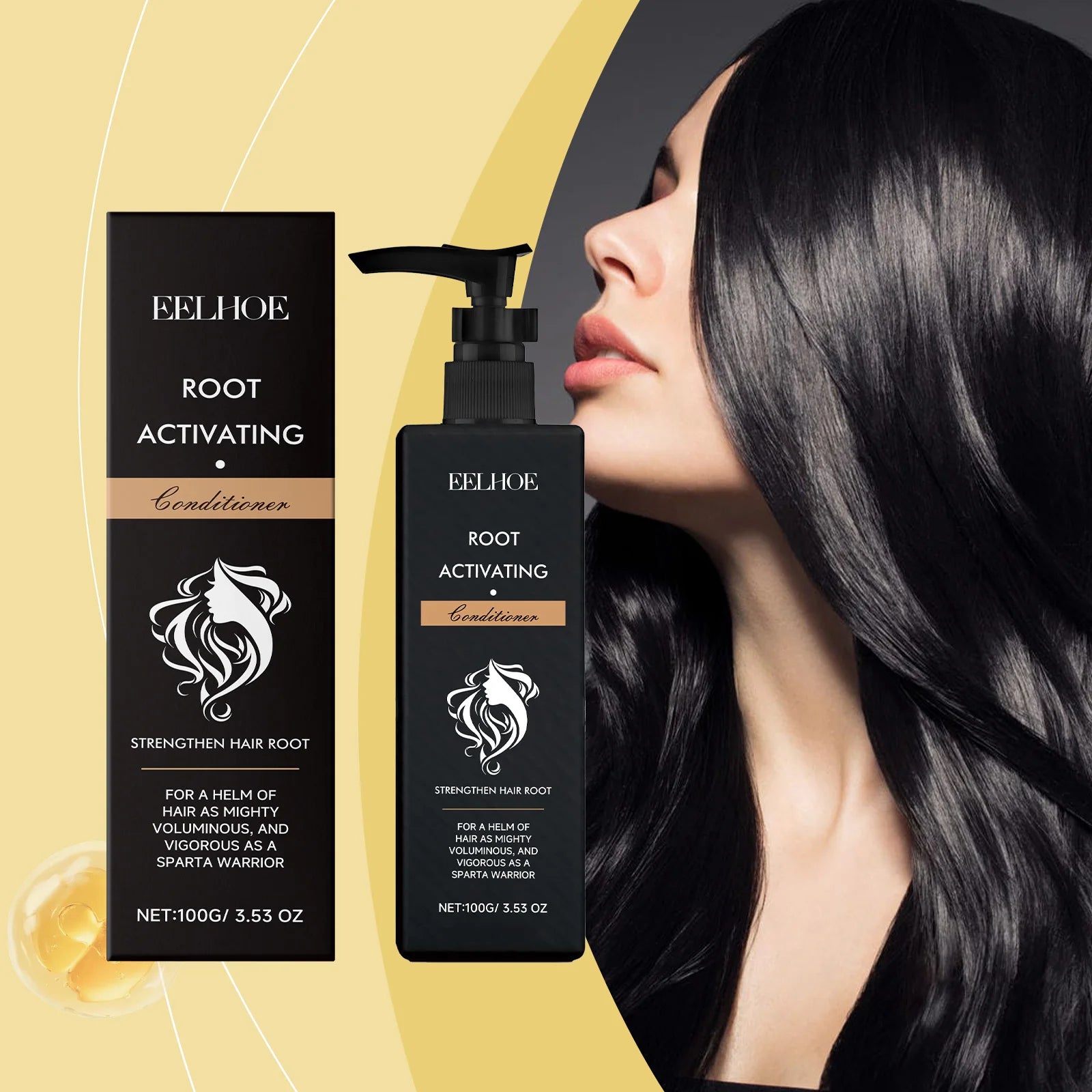 nourishing conditioner, moisturizing the end of the hair, dry, frizzy, supple hair strands, pampering, shiny hair care Oasis Select