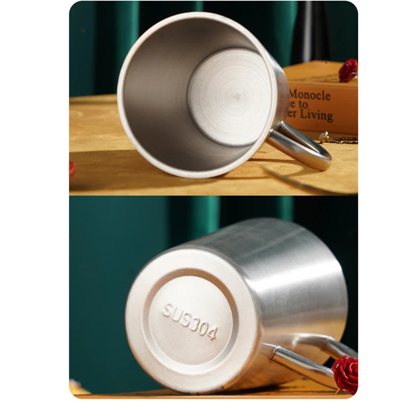 304 Stainless Steel Double Wall Insulated Coffee Mug 300ml Insulated Coffee Mug Oasis Select