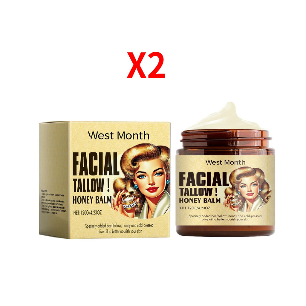 Repair Barrier Tallow Cream Soothing Facial Skin Firming Increase Facial Elasticity Fed Grass Finished Face Cream Body Lotion Oasis Select 2 X 120g boxed
