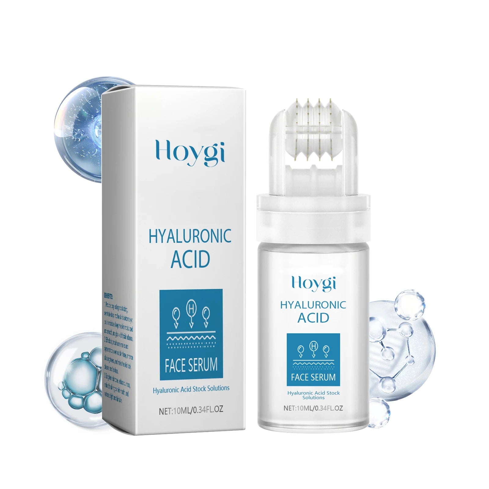 Hyaluronic Acid Microneedle Roller Serum – Brighten & Hydrate Microneedle Roller Serum Oasis Select