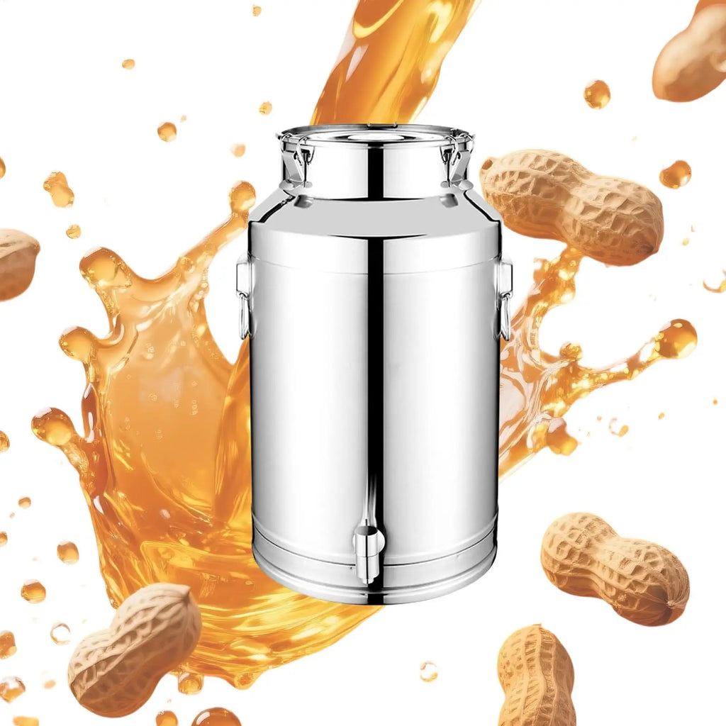Grease Container for Kitchen 5L/9L/14L Stainless Steel Airtight Kitchen Utensils with Lid Airtight Storage Container for Beer Oasis Select