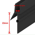 New Shower Door Seal Bath Screen Shower Strip Seal Or Screens Doors 4-6mm Glass Seals Gaps Home Improvement Oasis Select 23mm Gap B 1pcs 50cm For 4-6mm glass