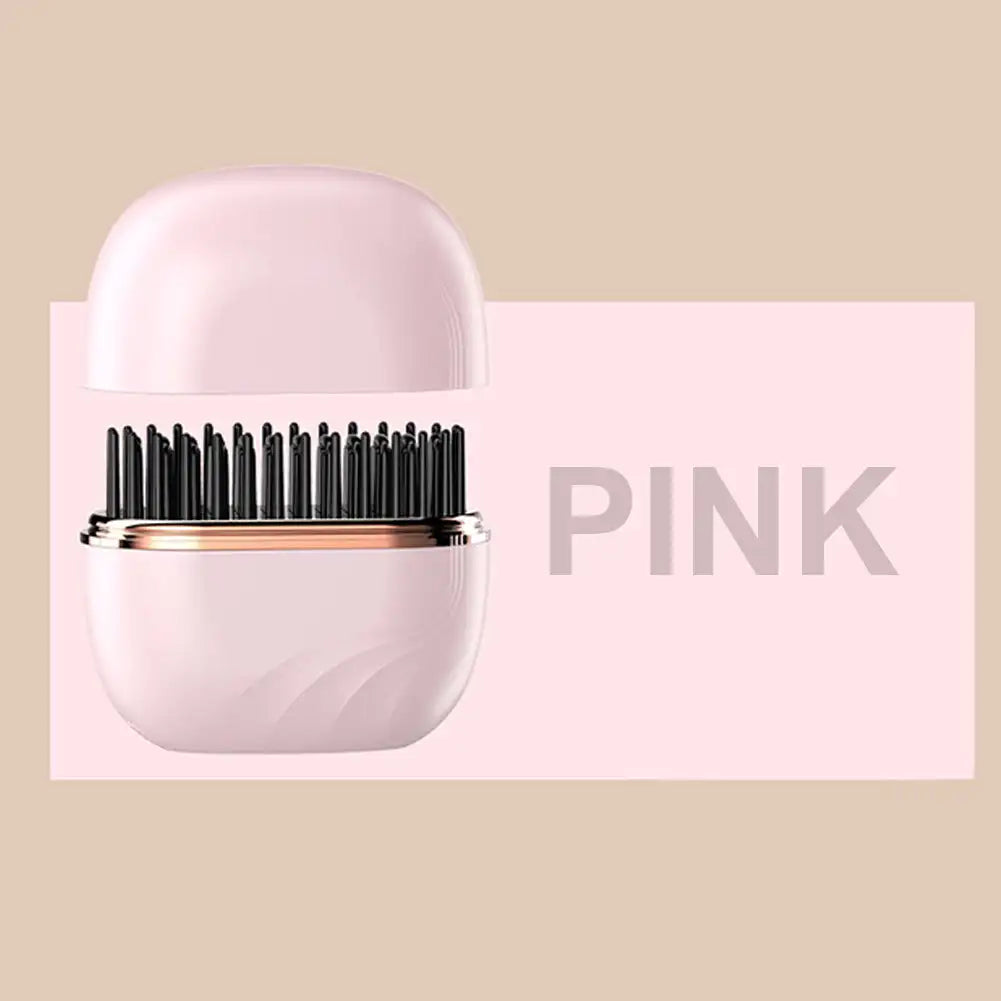Wireless Hair Straightening Comb | 3-Heat Cordless Styler