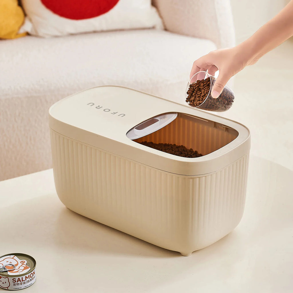 Dog Food Storage Container, Multi-purpose Organiser, Large-capacity Dog Treat Organiser, Convenient Push-Pull Design Oasis Select
