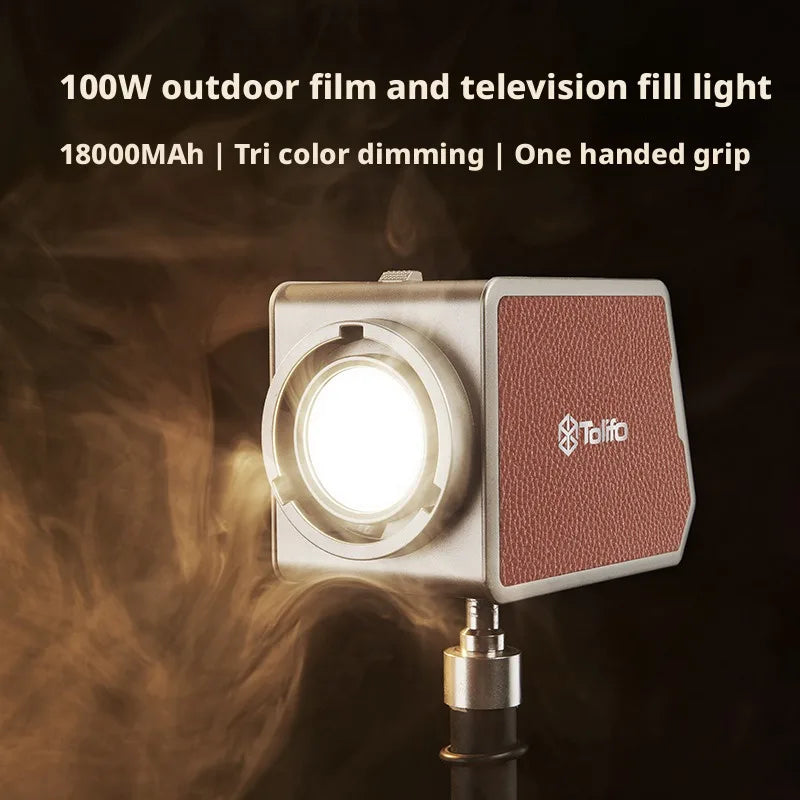 SHINEKNOT 100W RGB Handheld Fill Light – App Control | Outdoor
