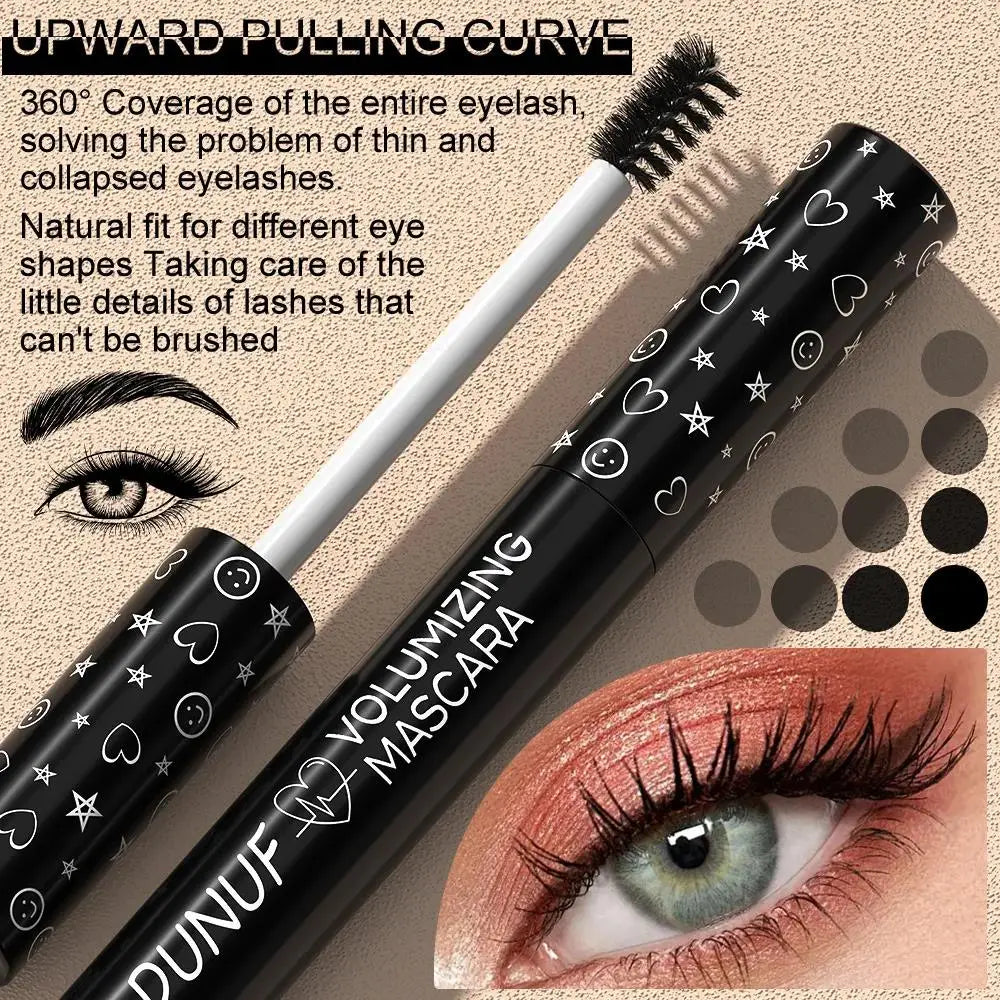 DUNUF Colorful Waterproof Mascara – Curling & Lengthening