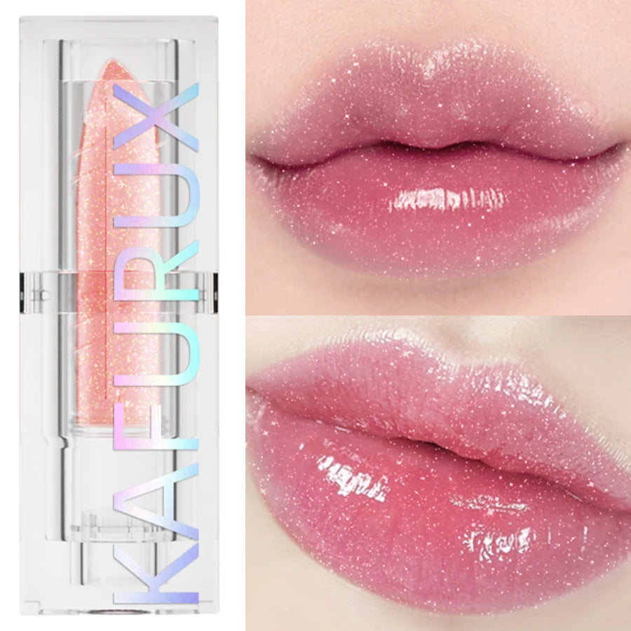 KAFURUX Color-Changing Glitter Lipstick | Moisturizing Lip Tint